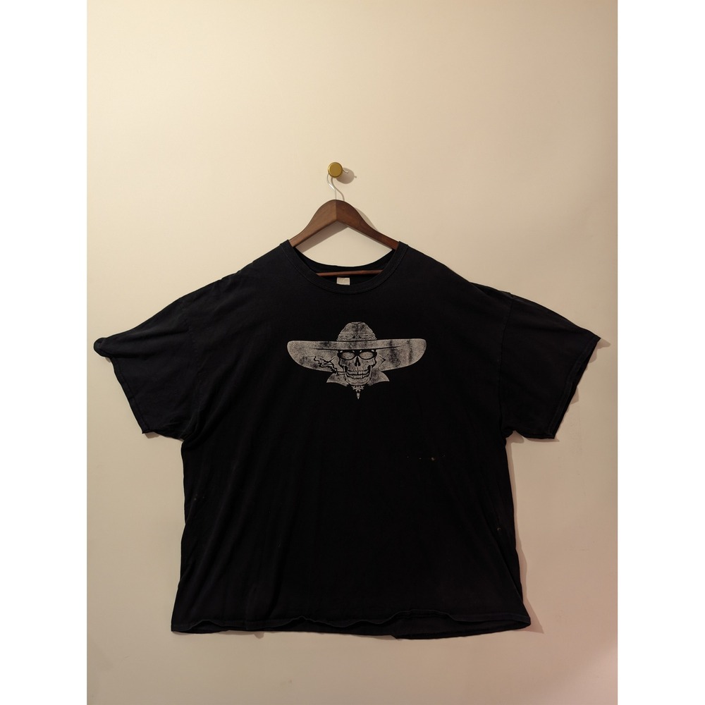 Gildan Graphic Tee Men 4XL Black Good Beartooth Rally Biker Skull T-Shirt 2018